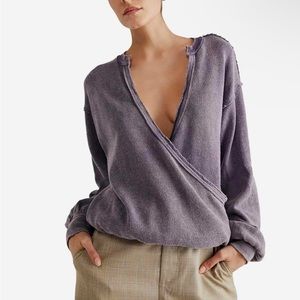 💜FREE PEOPLE ANYWAY TOP IN FALLEN FIG S